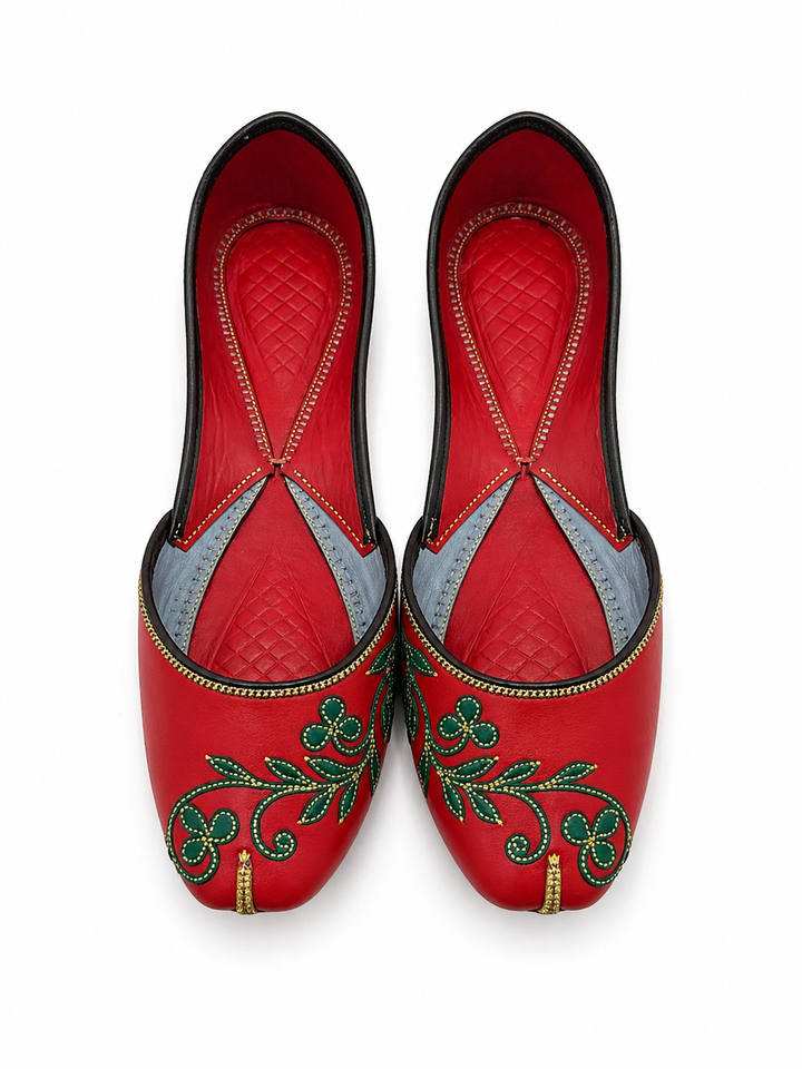 Red Green Vine Jutti – Ladies Classic Flat