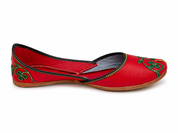 Red Green Vine Jutti – Ladies Classic Flat
